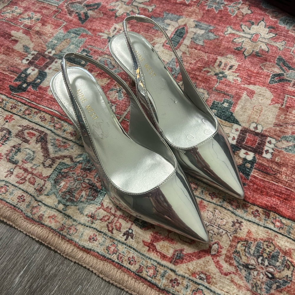 Nine West Slingback Kitten Heel